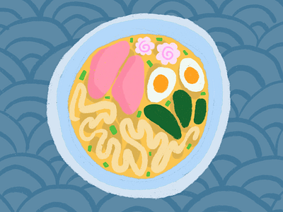 Ramen Bowl food illustration noodles ramen