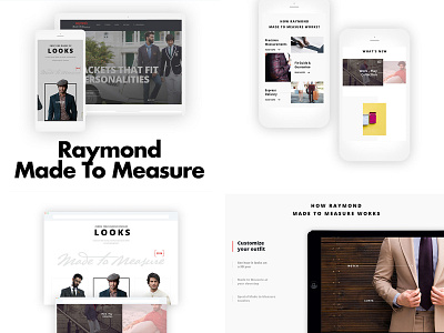 Old Project Mockup - Raymond Website app design design mobile app ui user interface webdesign website