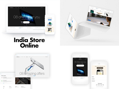 Old Project Mockup - Indiastore Website app design appleproducts design mobile app ui user interface ux webdesign website