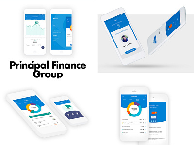 Old Project Mockup - Principal Finance App app design design finance fintech mobile app ui user interface ux