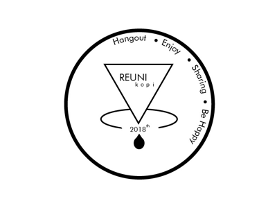 ReuniKopi's LOGO logo minimalist monochrome