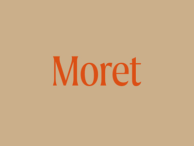 Moret Type brand and identity branding design font graphic design logo logo design logotype type type branding type daily typeface