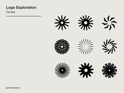 Logo Exploration: Circles brand brand and identity circles design graphic design illustrator logo logoexploration logomark