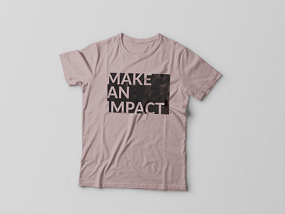 Make An Impact T-Shirt Design branding church design churchmerch graphic design illustrator modern t shirt tshirt design