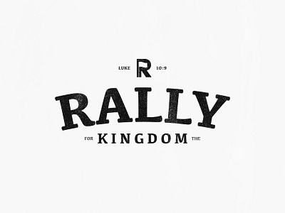 Rally For The Kingdom church branding flag kingdom logo design