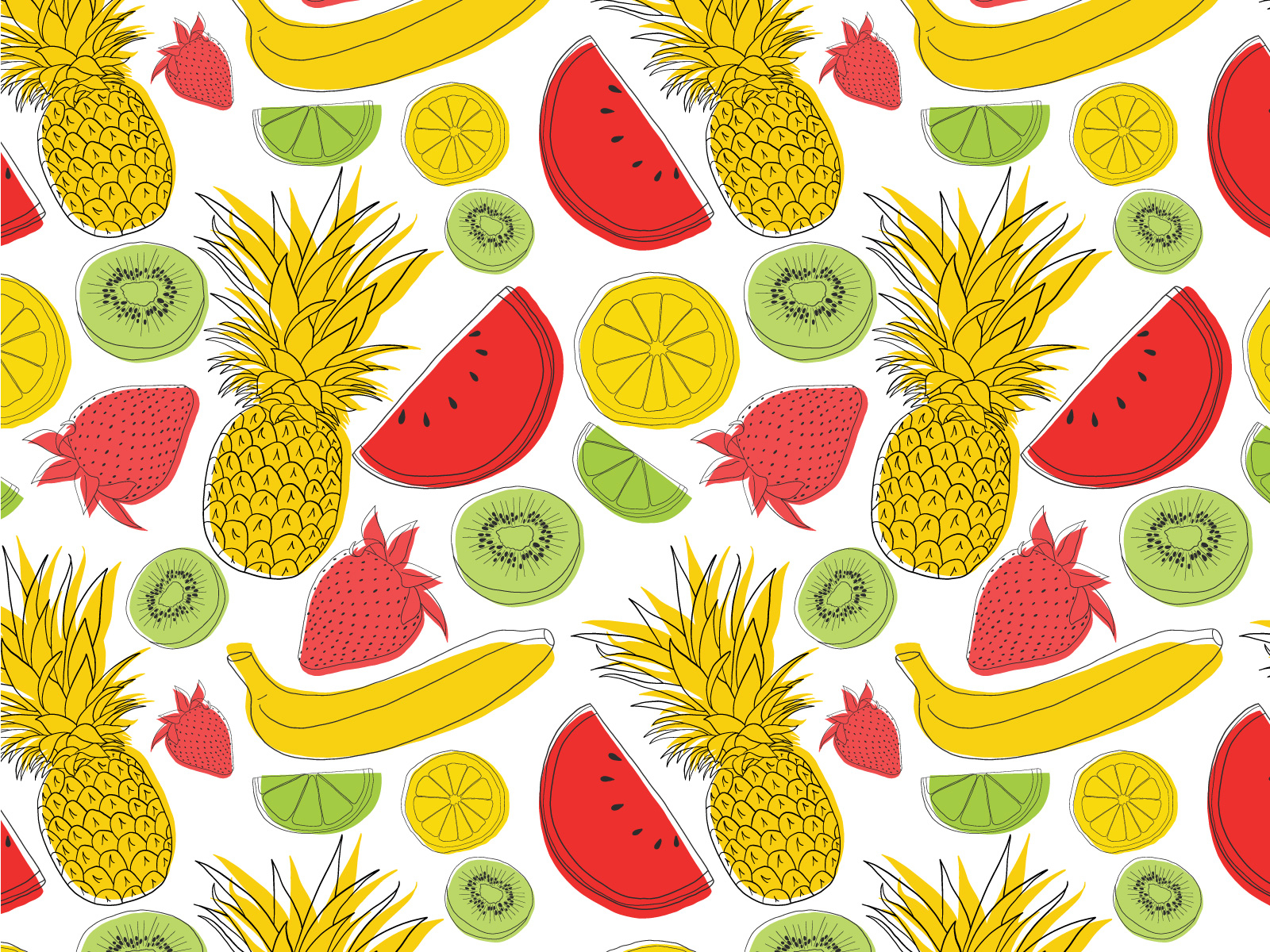Small fresh summer fruit background illustration imagepicture free  download 401273652lovepikcom
