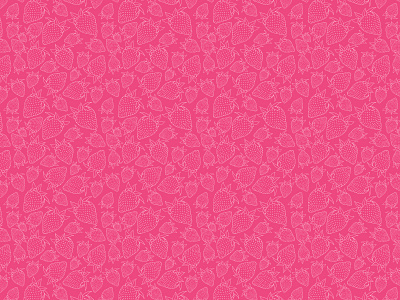 Strawberries on Pink Seamless Pattern