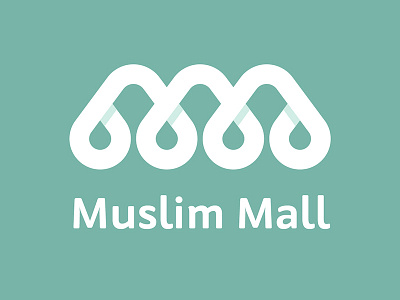 MM grid logo mall mark muslim round shape symbol