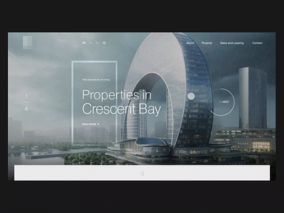 Real Estate Website Homepage Scroll Animation after animation effects interaction smooth ui ux web