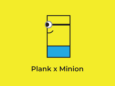 Plank x Minion Flat design flat flat illustration flatdesign illustration minion plank vector