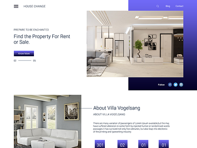 Real Estate Web Page color theme graphic design ui ux visual design web