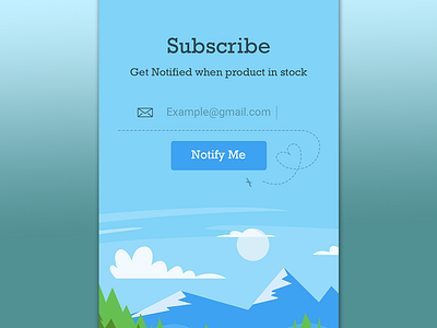 Subscribe Page  Daily Ui Challenge