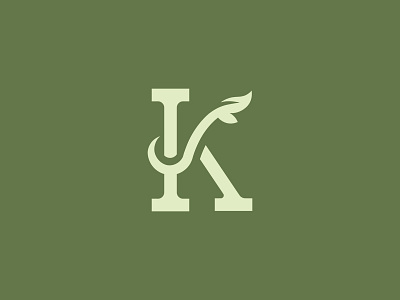 k + leaves logo exploration branding illustration k logo leaf leaves letter logo letter logo design