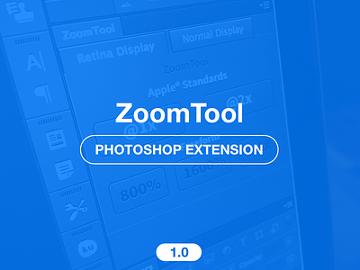 Zoom Tool - Photoshop extension - free