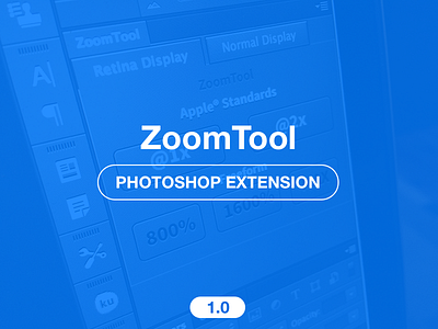 Zoom Tool - Photoshop extension - free extension free freebie photoshop plugin tool tools zxp