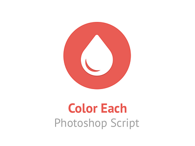 Color Each jsx photoshop script