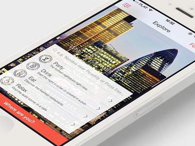 Socialive — Explore app explore interface ios7 socialive