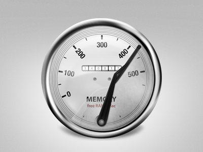Memory Cleaner app icon mac speedometer