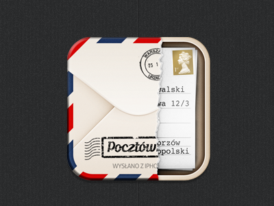 Pocztówka beta icon icon mail pocztowka postcard