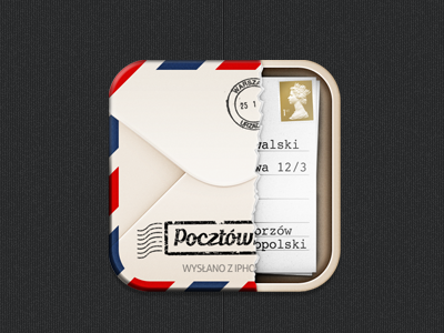 Pocztówka beta icon