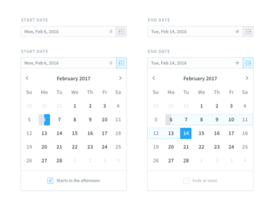 Date Picker component date picker ui web