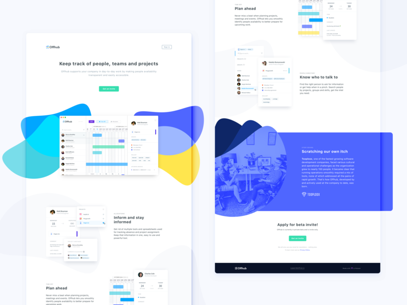 Offhub.io landing landing page web