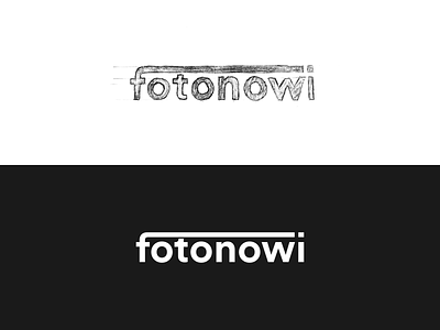Fotonowi draft identity logo type typography
