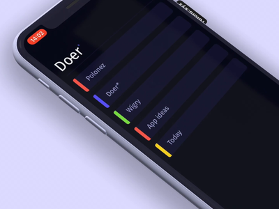 Doer is on! app store dark ui doer lists simple to do todo