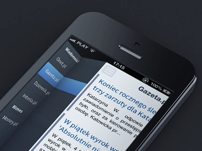 Dailypaper app feed fold menu news polish reader rss side