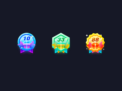 Icon of medal app design icon illustration logo medal typography ui 勋章 图标 设计