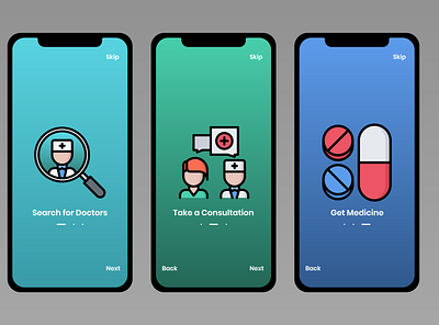 Daily UI #023 doctor health ios10 medicine onboarding ui uiux