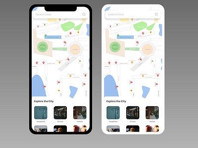 Daily ui 029 city design explore ios10 map maps navigation popular search ui ux