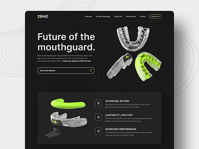 Z - Website Intro dark dark mode dark theme dark ui dentist hero hero banner hero image hero section heroes web design website website design websites yonke