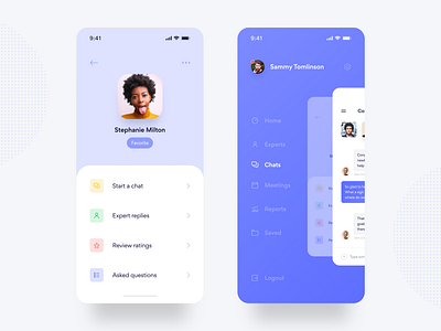 ANSWRS Mobile App Screen Exploration by Michael Yonke on Dribbble