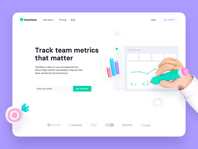 Teambeo Landing page
