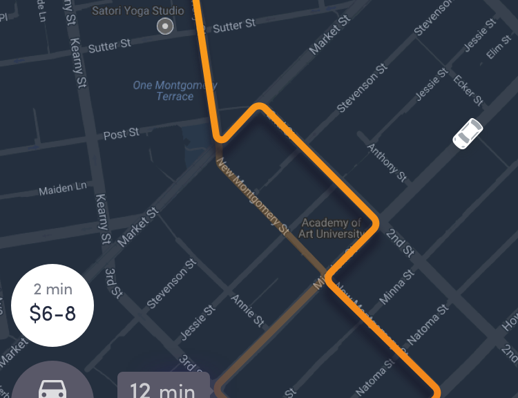 Navigation app Night mode by Adrian Reznicek for PLATFORM on Dribbble