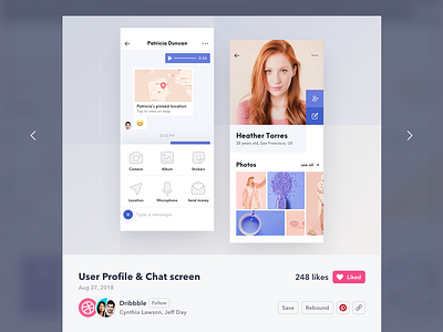 Rebound for Dribbble design update design dribbble rebound redesign shot sketch ui uidesign ux