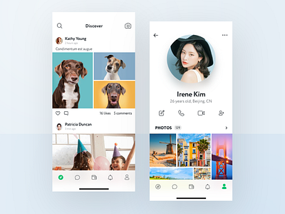 WeChat Discover and Profile by Adrian Reznicek for PLATFORM on Dribbble