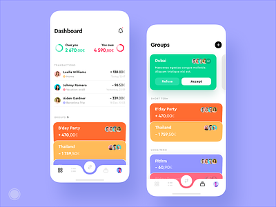 Group expenses app