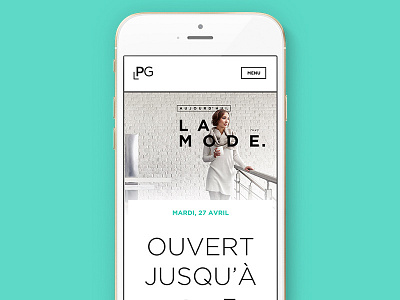 Les Promenades Gatineau layout mobile responsive web