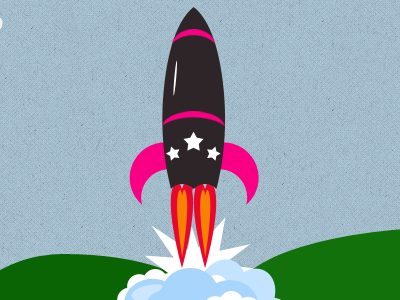 Start-up missile bullet business icon missile startup startup symbol