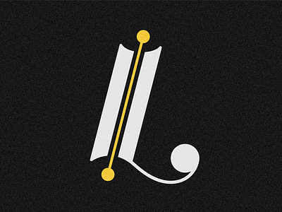 Letter L 36 days 36 days of type 36days adobe illustrator challenge design drop cap lettering vector