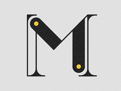 Letter M 36 days 36 days of type 36days adobe illustrator booklet challenge design drop cap lettering visual