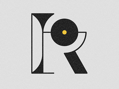 Letter R 36 days 36 days of type adobe illustrator challenge design drop cap illustration lettering vector visual