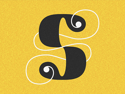 Letter S 36 days 36 days of type 36days adobe illustrator challenge design drop cap graphic design lettering vector visual