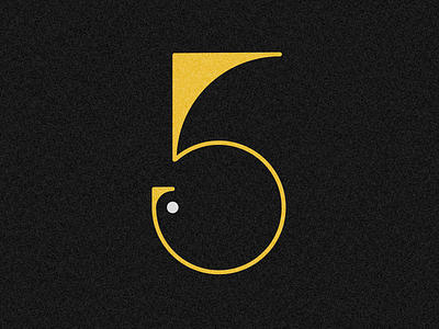 Number 5 36 days 36 days of type 36days adobe illustrator challenge design drop cap lettering typography vector visual