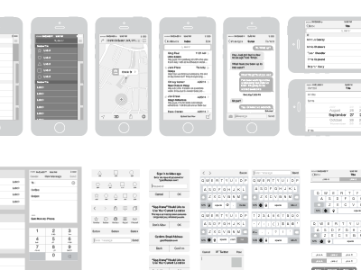 Free iPhone Vector Wireframing Toolkit free illustrator ios7 iphone template toolkit vector wireframing