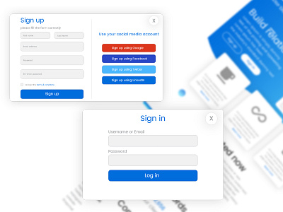 Login design ui