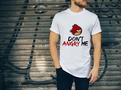 Don't Angry Me T-shirt angry bird branding dribbleartist illustration illustrator t shirt t shirt design typography vector