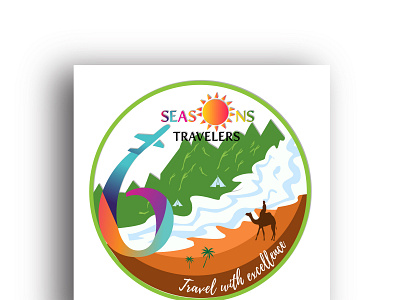 Tourism Logo angry bird artwork branding design dribbleartist illustration illustrator logo typography vector